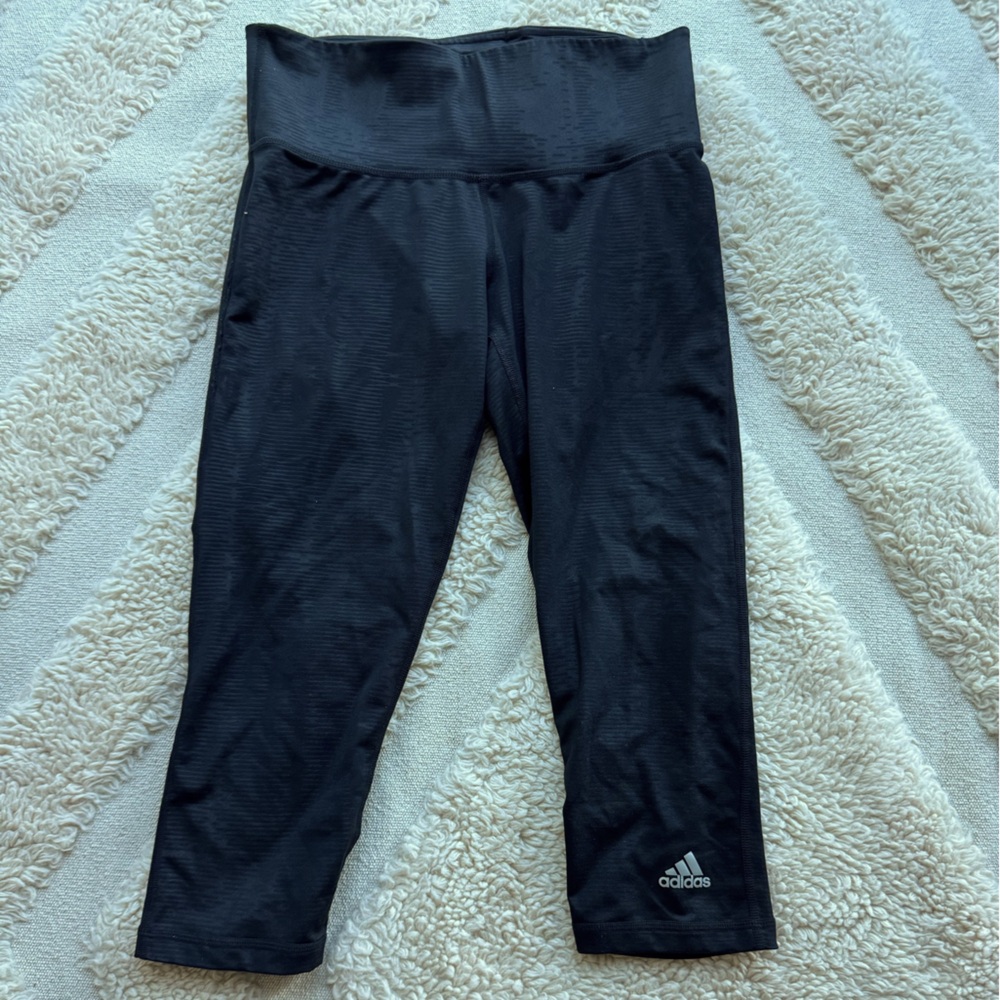 Black adidas capri leggings
